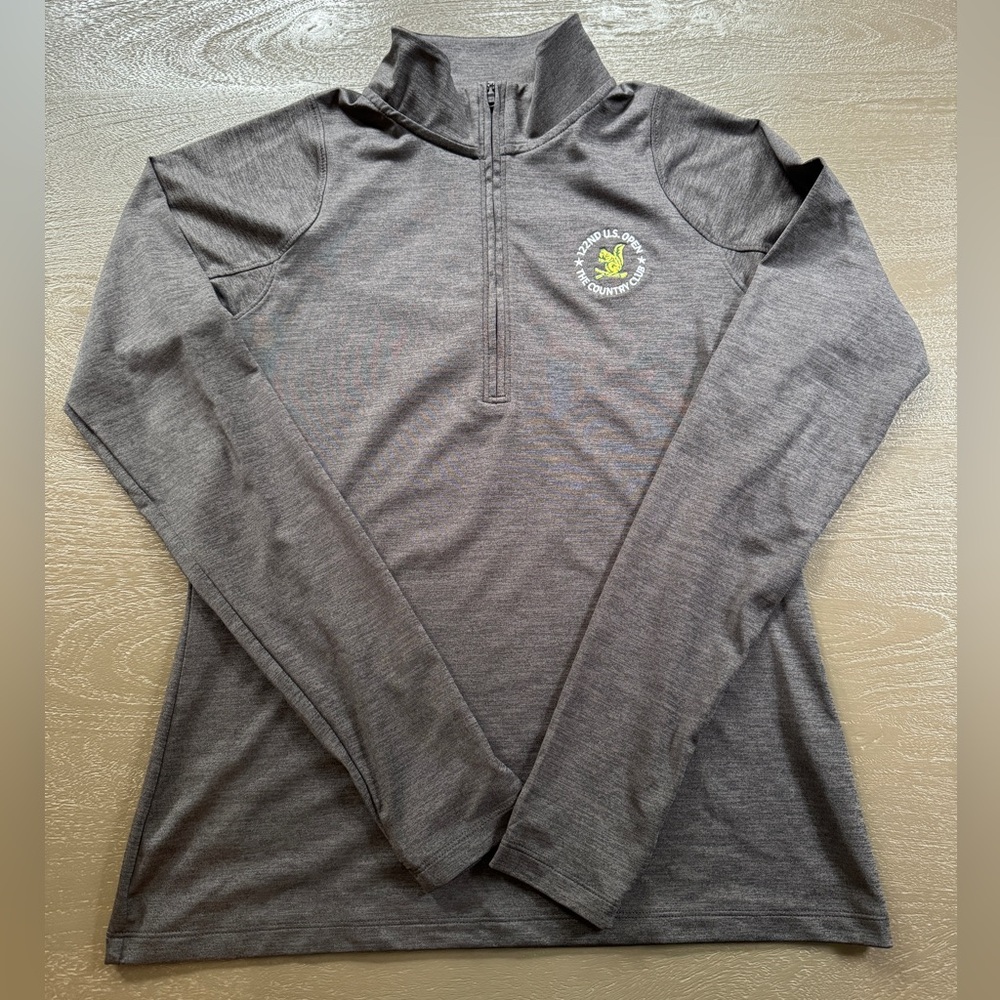 Under Armour Women’s Gray U.S. Open Quarter Zip size M, never worn